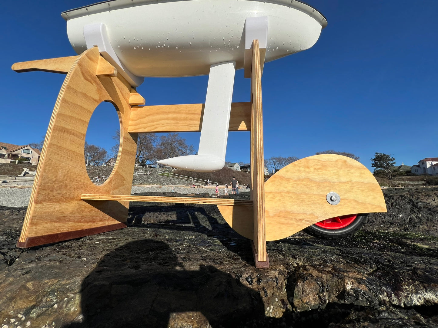 Wheelbarrow Boat Stand